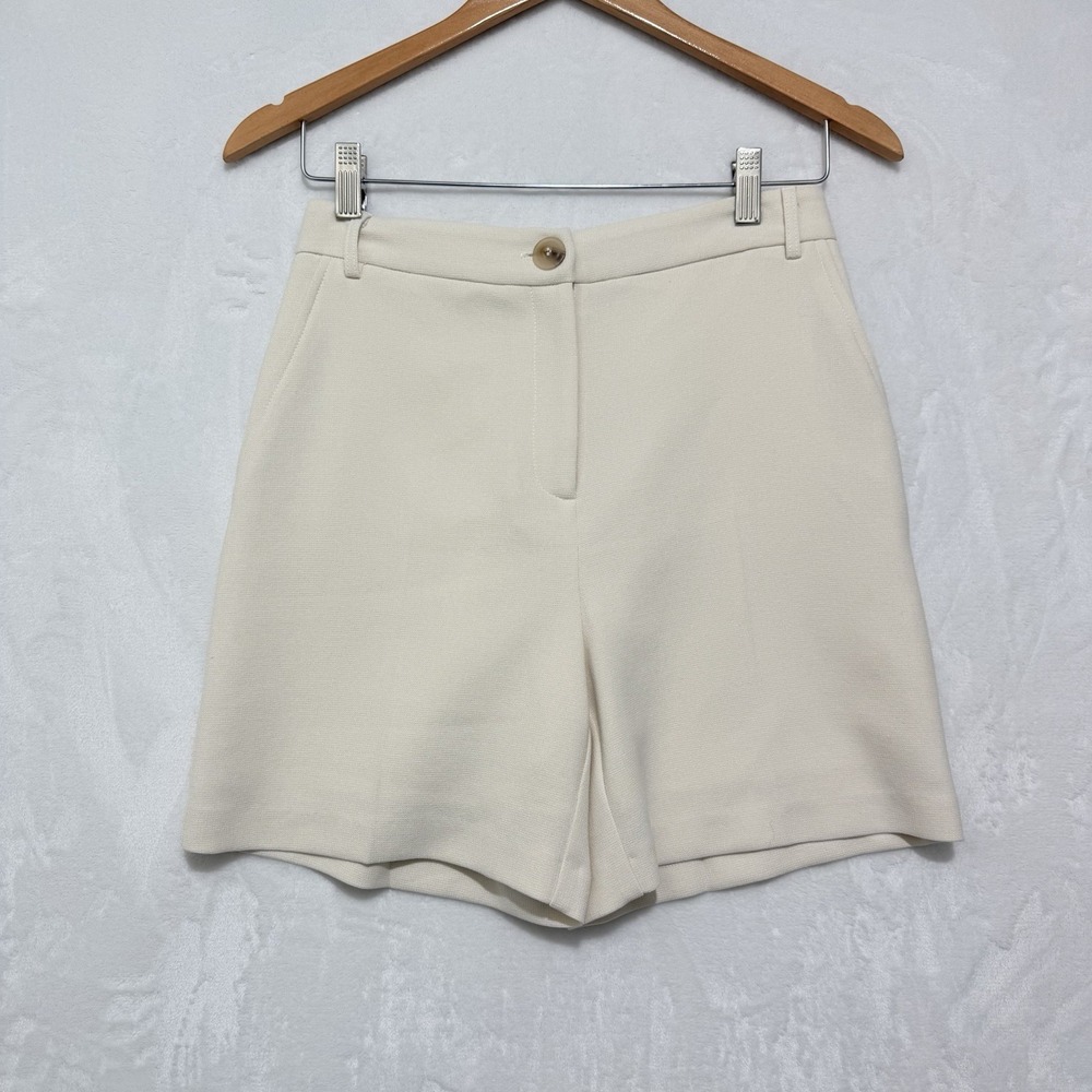 Iris Setlakwe Textured Shorts Women's Size 2 Quiet Luxury Old Money - Picture 2 of 10